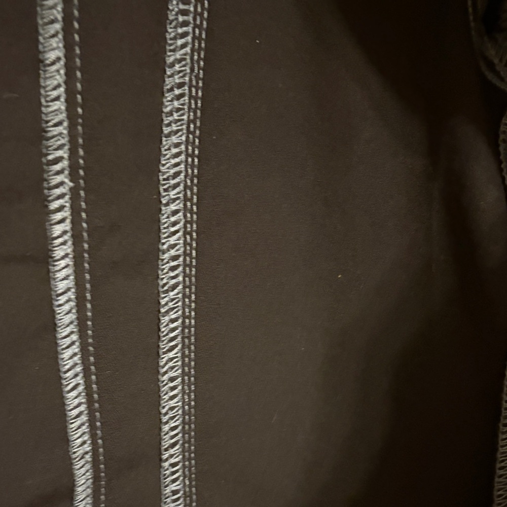 WHBM Blue Coated Denim Zippered Jacket - Picture 14 of 15